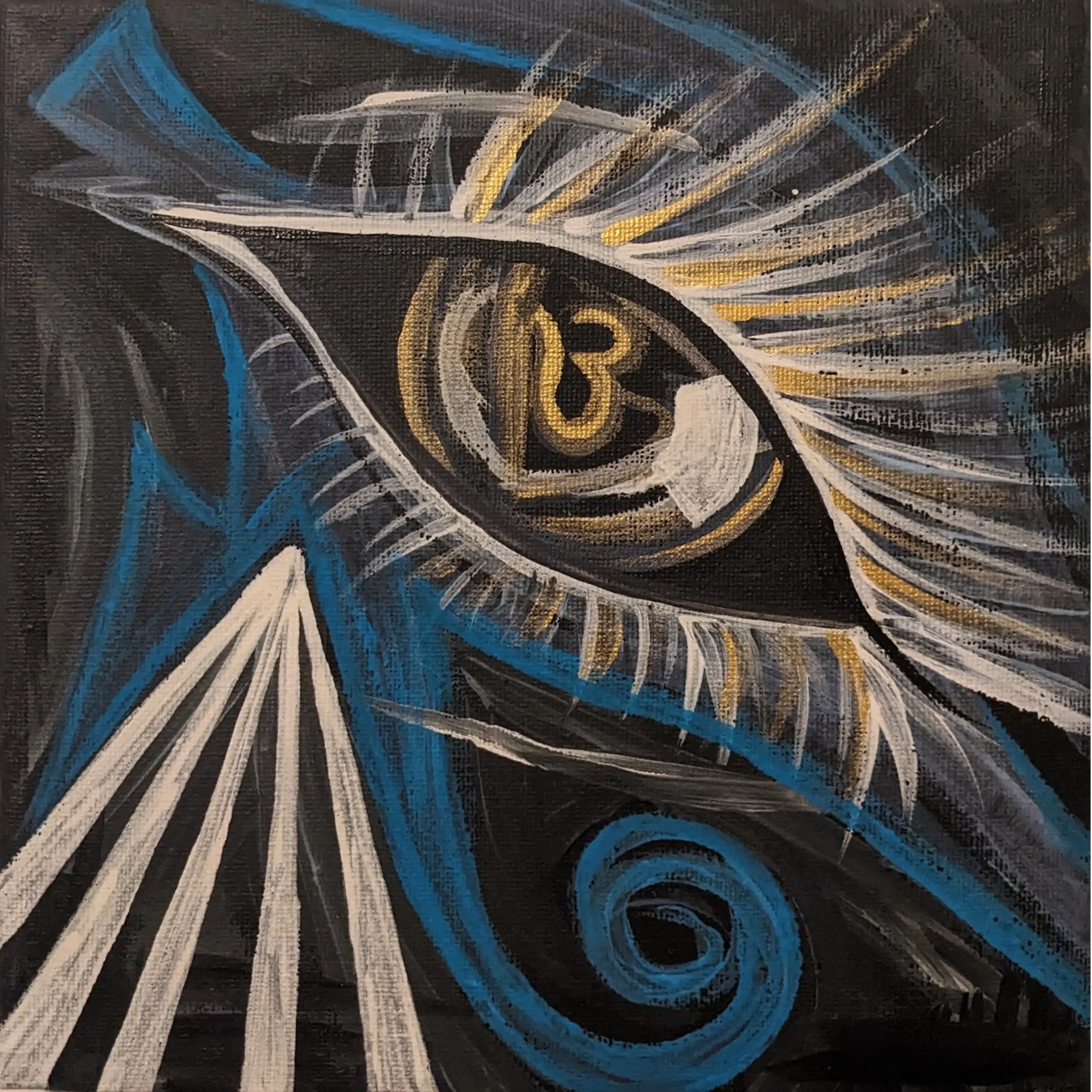 LindArt - Acrylbild Auge des Ra