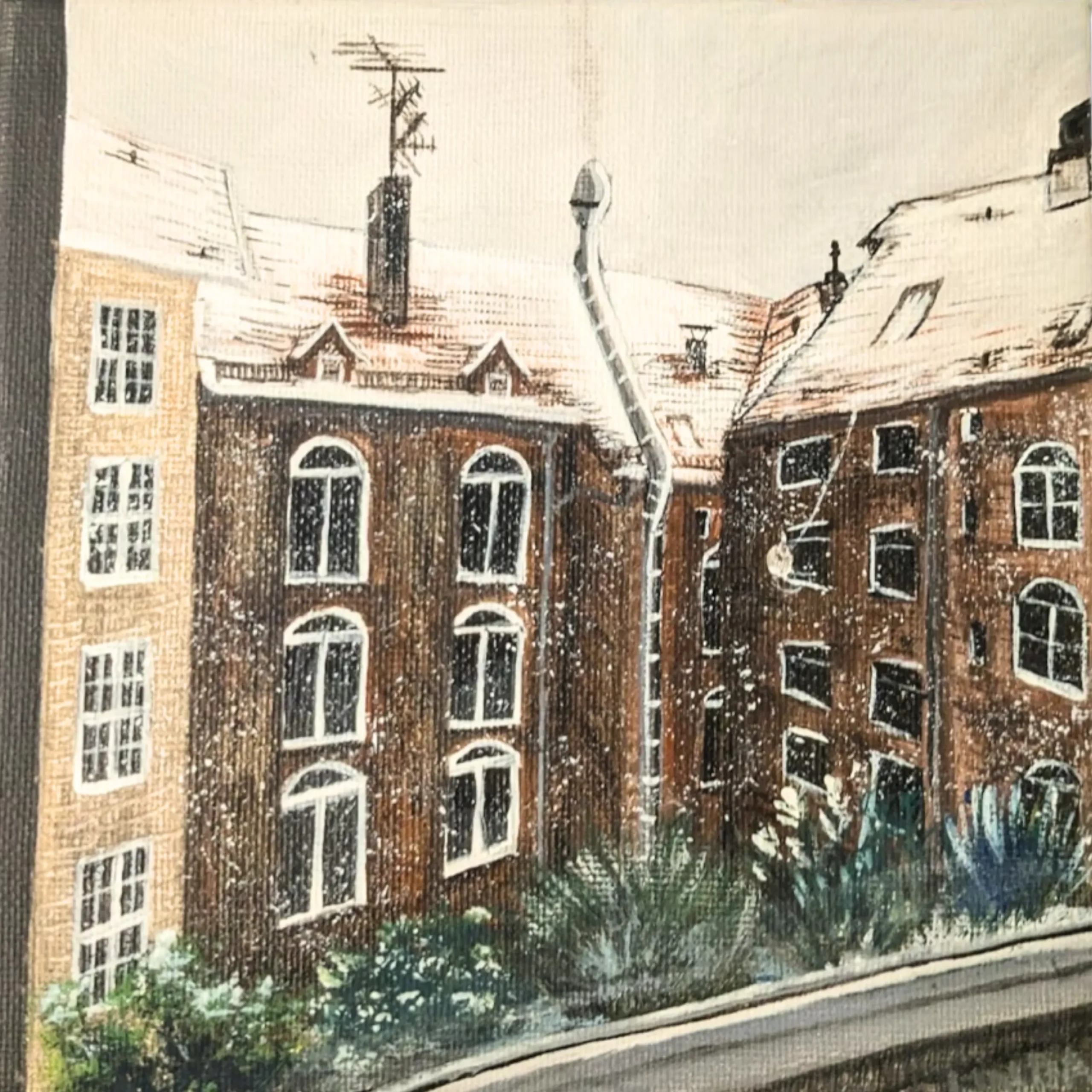 LindArt - Linda Herig - Acrylbild Hannover Winter